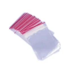 100 blixtlåspåsar 70x100mm utan skrivfält till mat, pärlor mm