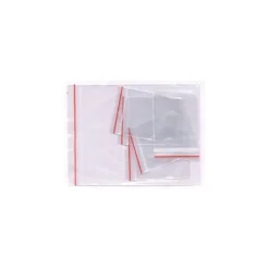 100 blixtlåspåsar 70x100mm utan skrivfält till mat, pärlor mm