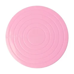 14 cm diameter sömlös DIY-tårtskiva, roterande plattform för dessertdekoration, säker att använda, lätt att städa