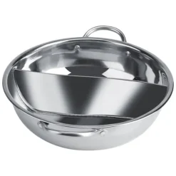 27 cm rostfritt stål Dual Flavor Hot Pot för induktionsspisar