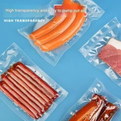 10*15 cm vakuumpåse för mat, 10 stycken, förseglad förpackning, transparent