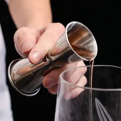 10 delar cocktailset, barset, shaker 750 ml - Rostfritt stål Silver