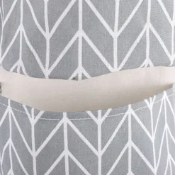 3 fickor bomullslinne vägghängande förvaringspåse dörrpåse sovrum hemmakontor organisatör grå