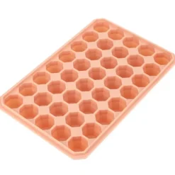 40 galler silikon isbitsform form gör-det-själv ismaskin med avtagbart lock kökstillbehör orange