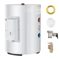 10 Gallon Elektrisk Varmvattenberedare, Instant Hot 1,6Kw, LED-display, Perfekt för Dusch