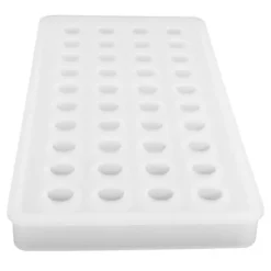 40 hål silikon isbollsform isbitsform för partybartillbehör transparent