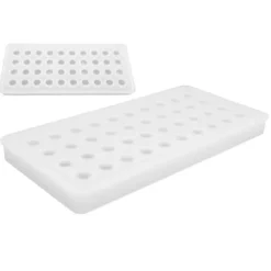 40 hål silikon isbollsform isbitsform för partybartillbehör transparent