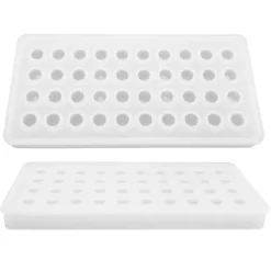 40 hål silikon isbollsform isbitsform för partybartillbehör transparent