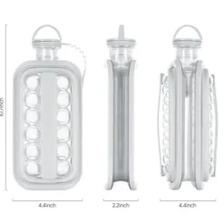 2 i 1 isboll kylande iskub is gör din egen is för kyla dricka flaska