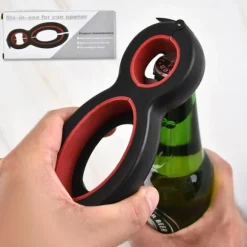 6 in 1 Burköppnare Öppnare för Burkar och Kapsyler