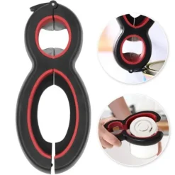 6 in 1 Burköppnare Öppnare för Burkar och Kapsyler