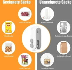 2 in 1 Usb Sealer Machine Home & Kitchen