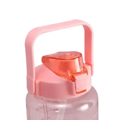 2 liters motivationsflaska med schema - Rosa