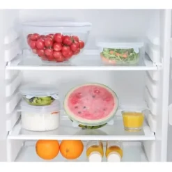 6 Livsmedelssilikontak, BPA-fria utvidgade silikontak, universellt lock i 6 olika storlekar