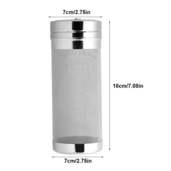 300 Mini rostfritt stålnät ölfilter för hembryggd hemkaffe torrtratt