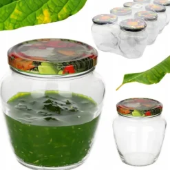 550 ml burk med skruvkork, 8 st. fat | TO-550