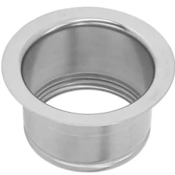 114 mm förlängd diskbänksfläns i rostfritt stål, djup avfallskvarnsfläns, reservdelar till köksdiskbänksfläns