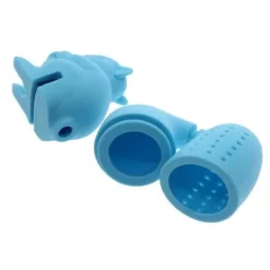 69*71*25 mm Nyhet Ekorrstil Silikon Matsäker te Infuser Örtsil Tefilter - Blå