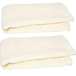 2 museliner i tyg för att sila ost