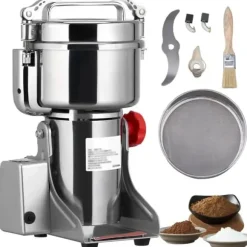 25000 RPM 40-200 mesh 700 g kapacitet multifunktionell elektrisk spannmålskvarn av svängtyp, säker design