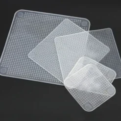 1 st 25 cm x 25 cm matpapper med genomskinligt förslutbart lock Köksverktyg