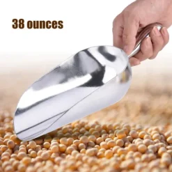 1 st aluminiumlegering kök matbuffé godis sötsaker mjöl isskopa för hemmabar festbruk ny