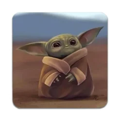 2 ST Baby Yoda Underlägg