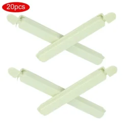 20 st bärbara matsäcksförseglingsklämmor för hemmakök förvaringsförseglare grön