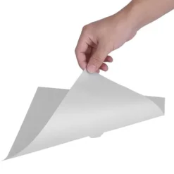 4 st. brännarskydd för gasspis, non-stick oljeskyddsmatta, köksredskap (silver)