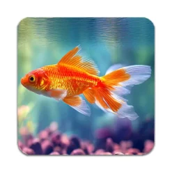 4 ST Fisk Guldfisk Underlägg