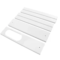 4 st. fönsterkit för bärbara luftkonditioneringsapparater, justerbara fönstertätningspaneler för hemmakontor, 16,9 till 55 tum