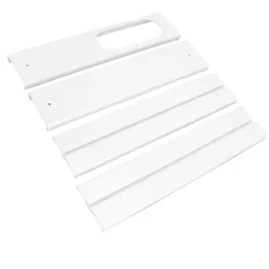 4 st. fönsterkit för bärbara luftkonditioneringsapparater, justerbara fönstertätningspaneler för hemmakontor, 16,9 till 55 tum