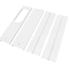 4 st. fönsterkit för bärbara luftkonditioneringsapparater, justerbara fönstertätningspaneler för hemmakontor, 16,9 till 55 tum