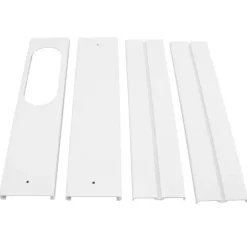4 st. fönsterkit för bärbara luftkonditioneringsapparater, justerbara fönstertätningspaneler för hemmakontor, 16,9 till 55 tum