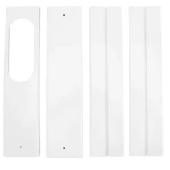 4 st. fönsterkit för bärbara luftkonditioneringsapparater, justerbara fönstertätningspaneler för hemmakontor, 16,9 till 55 tum
