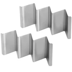 2 st. förvaringsställ för tacopannkaksställ i rostfritt stål för restaurang, hotell, hemkök, typ 2