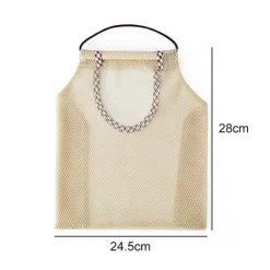 3 st hängande nätförvaringspåsar för frukt för potatis, lök, grönsaker, återanvändbara nätförvaringspåsar