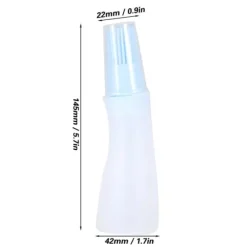 2 st hushållsgrill silikonolja flaska med borste kök bakning grillverktyg blå