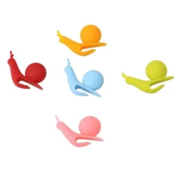 5 st Jättesöta Te-Sniglar - Snigel - Tepåsehållare