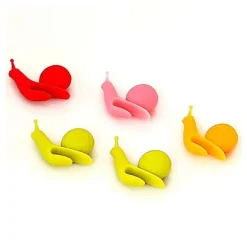 5 st Jättesöta Te-Sniglar - Snigel - Tepåsehållare