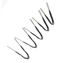 5 st Kökstång i rostfritt stål Non Stick Matlagning Grillning Mattång Anti-Slip Grip Mini Tång 15cm / 5.9in