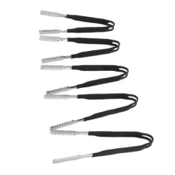 5 st Kökstång i rostfritt stål Non Stick Matlagning Grillning Mattång Anti-Slip Grip Mini Tång 15cm / 5.9in