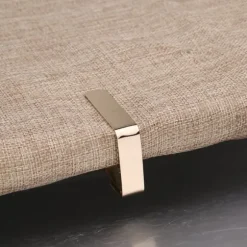 4 st. klämmor i rostfritt stål för bordsduksskydd, halkfria klämmor för bordsdukshållare, 5*4 cm