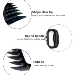 2 ST Köttgaffelklor, BBQ-klor för BBQ Grill, Smoker eller Slow Cooker - Värmebeständig, rivning, Trac[95]
