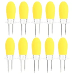 10 st majshållare grillspett kött frukt dessert tårtgafflar festporslin kökstillbehör