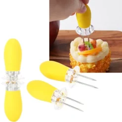 10 st majshållare grillspett kött frukt dessert tårtgafflar festporslin kökstillbehör