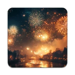 4 ST Nytt År Underlägg