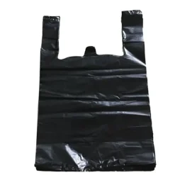 50 st papperskorgspåse svart papperskorgspåse förtjockad PE stor kapacitet västtyp papperskorgsfoder för hemkök kontor