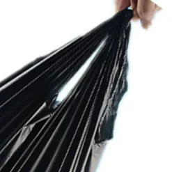 50 st papperskorgspåse svart papperskorgspåse förtjockad PE stor kapacitet västtyp papperskorgsfoder för hemkök kontor