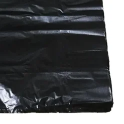 50 st papperskorgspåse svart papperskorgspåse förtjockad PE stor kapacitet västtyp papperskorgsfoder för hemkök kontor